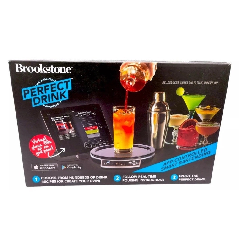 Perfect‎ Drink App-Controlled Smart Scale Bartending System Kit Shaker Included